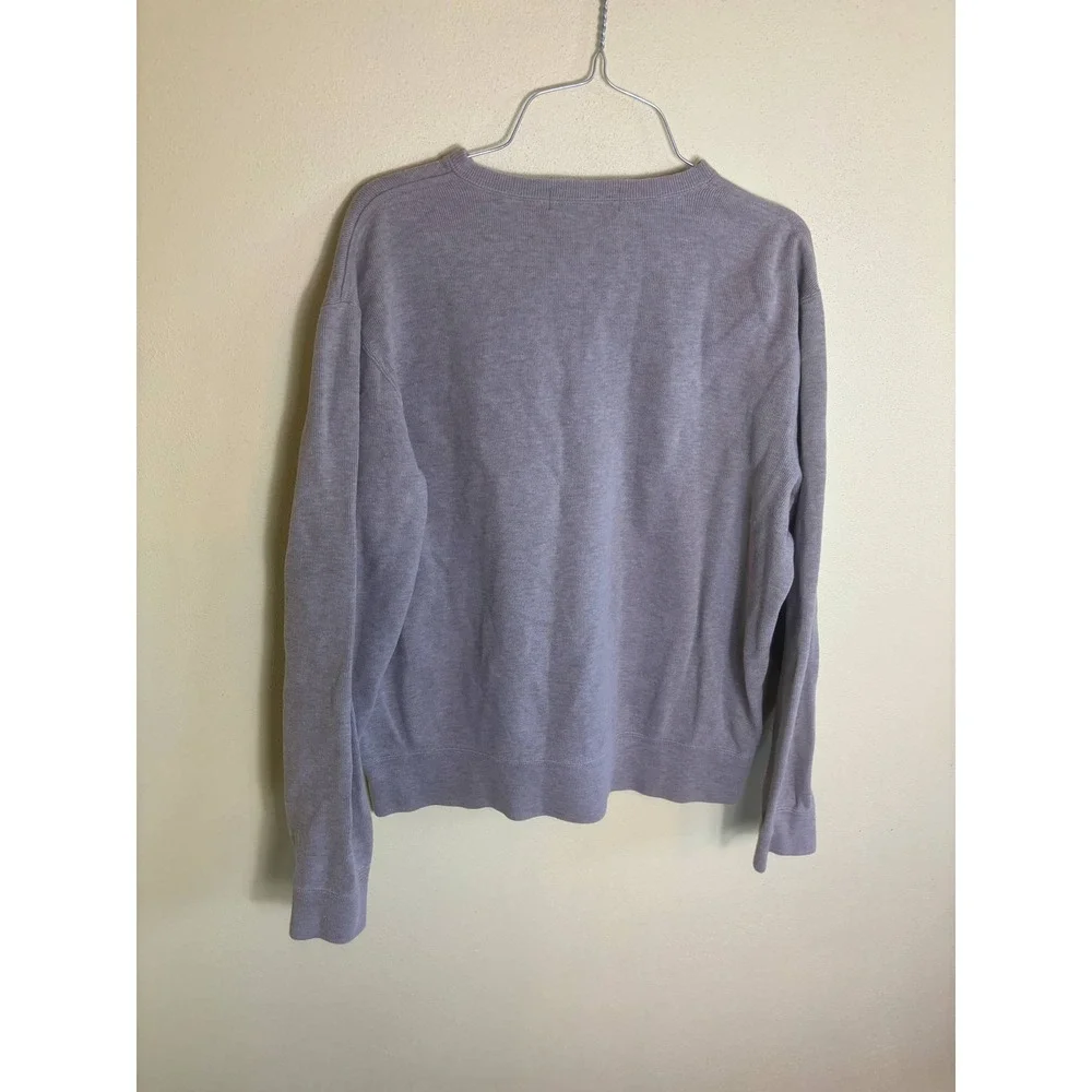 Polo by Ralph Lauren 100% Cotton Long Sleeve Pull over Sweater Men's Size Medium